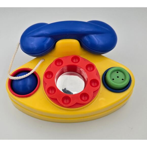 Unbranded Toy Phone with Toy Mirror Makes Sounds Baby Basic Colors Toddler Toy - Picture 2 of 11